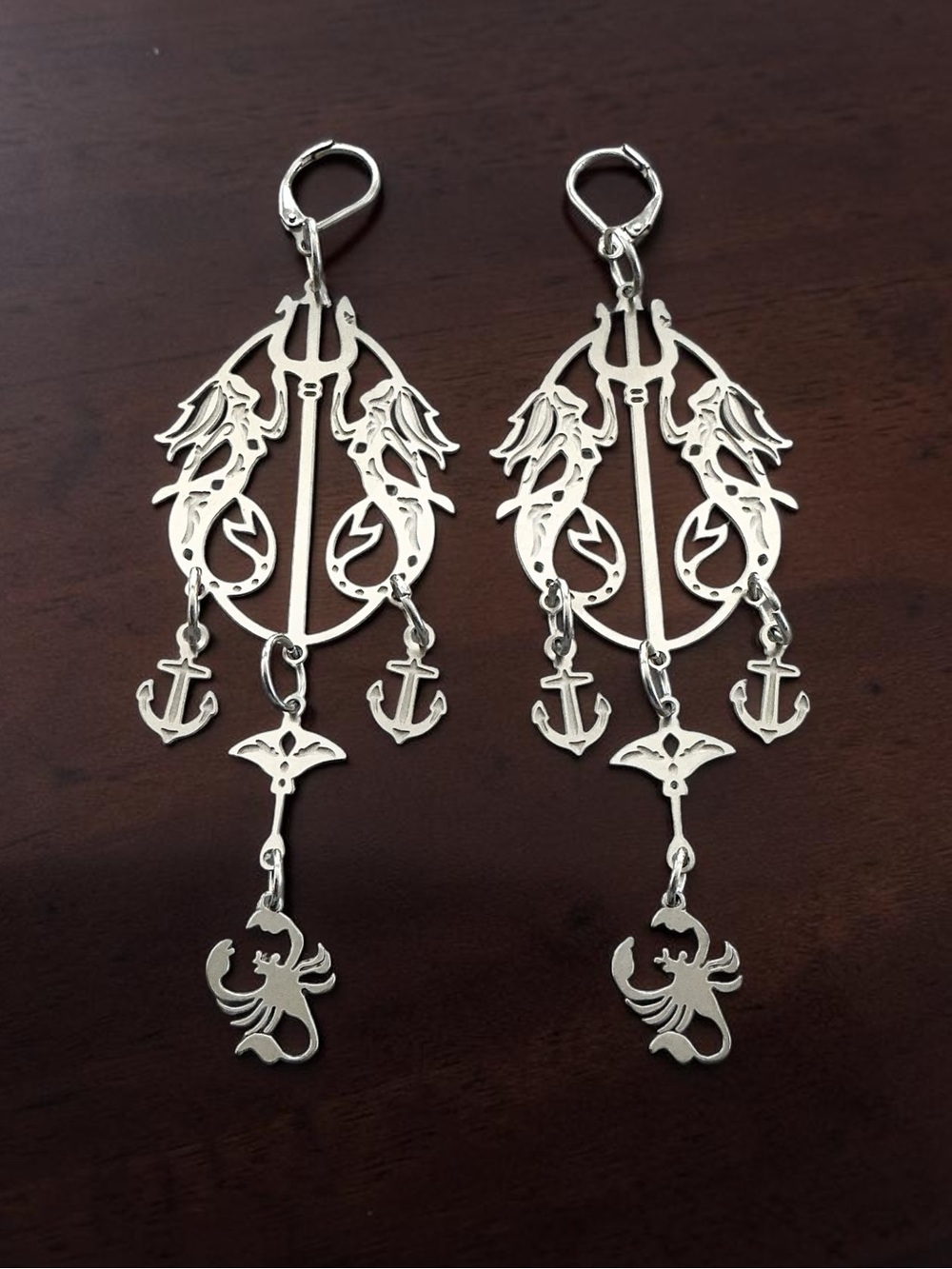 🆕 Mermaids with Trident, Anchors, and Scorpions
